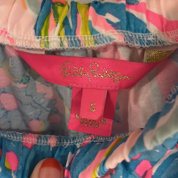 NWT Lilly Pulitzer Ritz Romper in Carnival Coral 🎡 - Picture 3 of 3